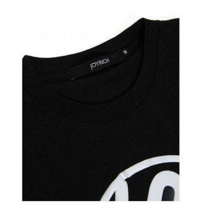 JOY RICH Logo 纹章 T-Shirt 黑/白色